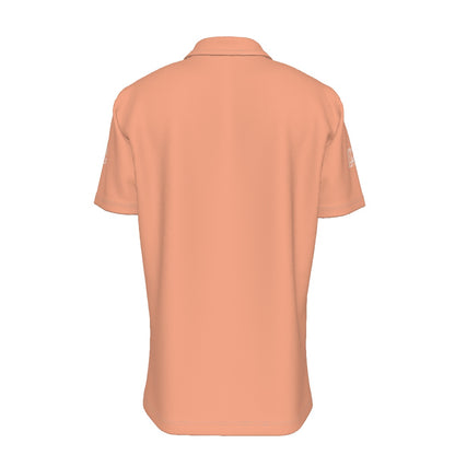 Sixty Eight 93 Logo White Peach Men's Button up Shirt