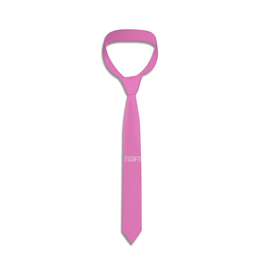 Sixty Eight 93 Logo White Pink Tie #17