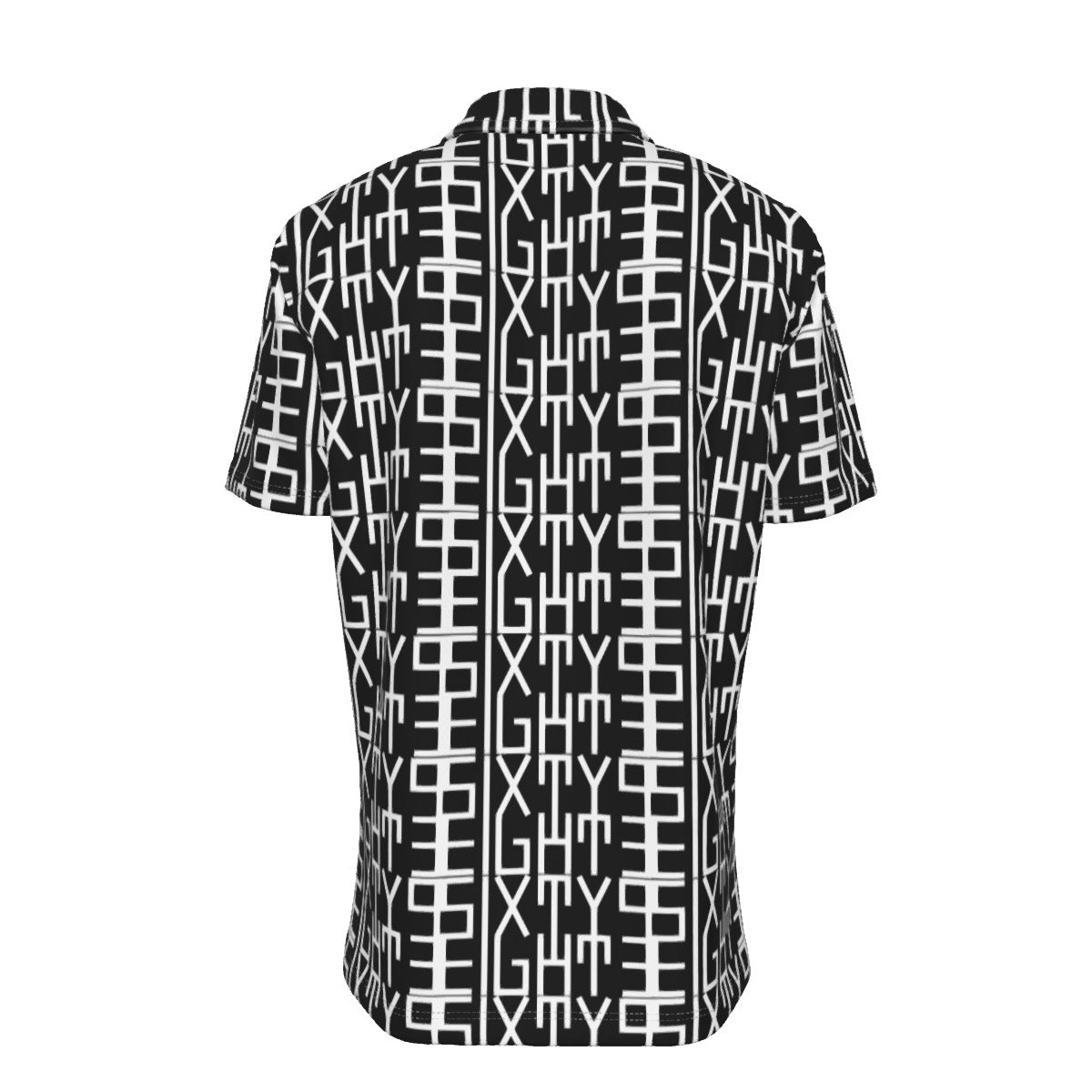 Sixty Eight 93 Infinity White & Black Button Up Shirt