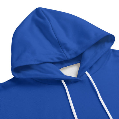 Sixty Eight 93 Logo White Blue Unisex Plus Fleece Pullover Hoodie