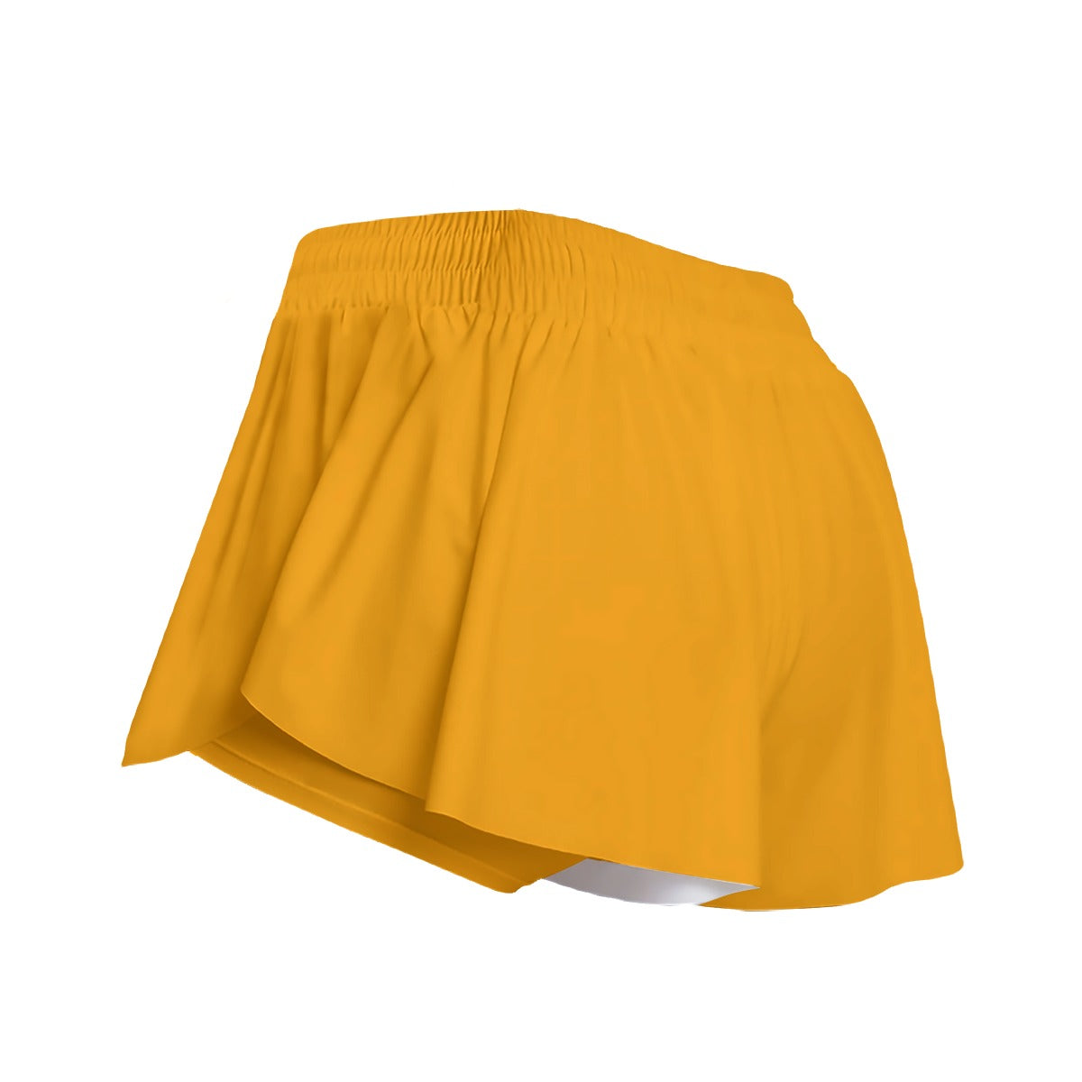 Sixty Eight 93 Logo White Orange Women's Sport Skorts With Pocket