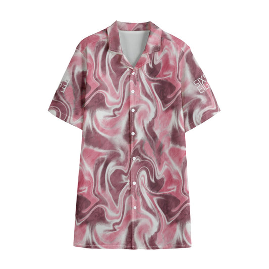 Sixty Eight 93 Logo White Men's Hawaiian Button Up Shirt #10