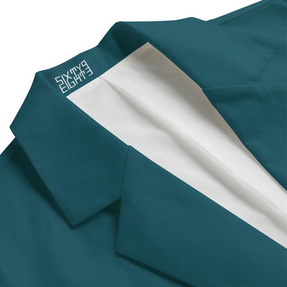 Sixty Eight 93 Logo White Men's Casual Flat Lapel Collar Blazer #29