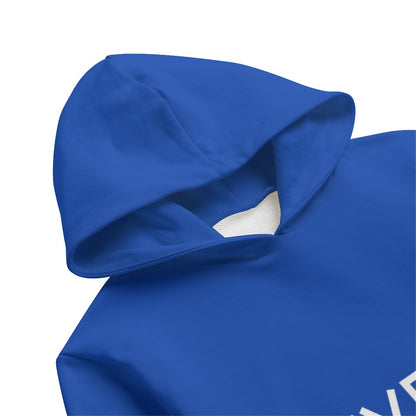 Sixty Eight 93 Logo White Blue Kid's Pullover Hoodie