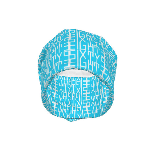 Sixty Eight 93 Infinity Logo Aqua Blue Unisex Beanie Hat