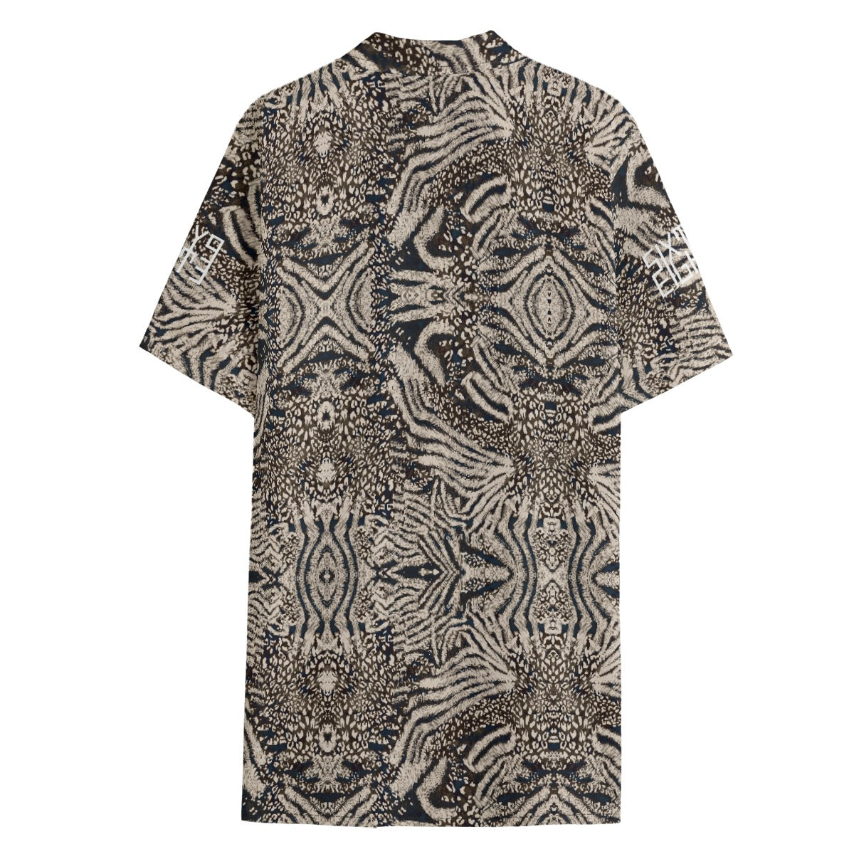 Sixty Eight 93 Logo White Men's Hawaiian Button Up Shirt #9