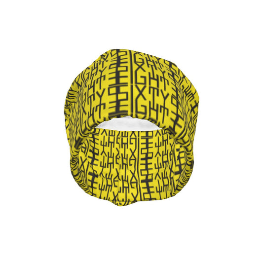 Sixty Eight 93 Infinity Logo Black & Lemonade Unisex Beanie Hat