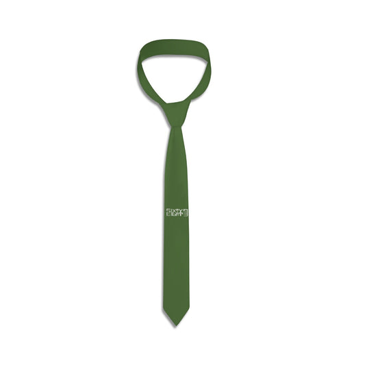 Sixty Eight 93 Logo White Forest Green Tie #12