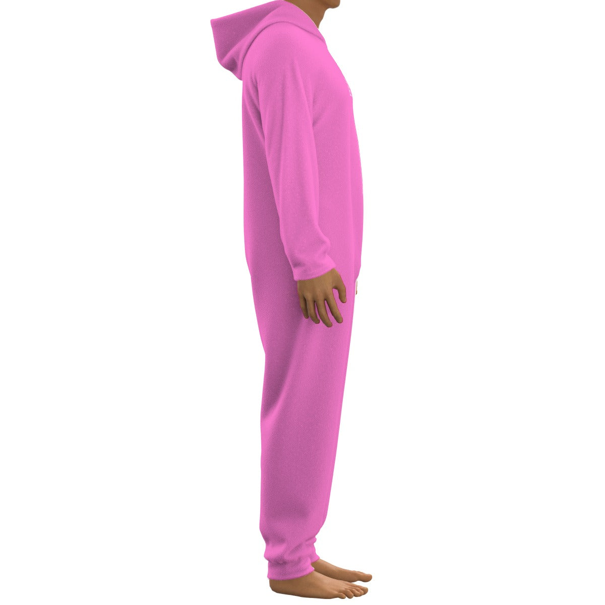 Sixty Eight 93 Logo White Pink Unisex Thickened Home Onesie #11