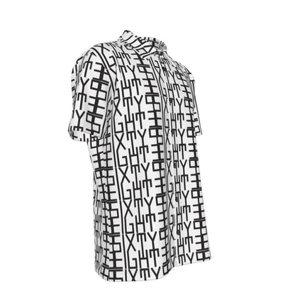Sixty Eight 93 Infinity Black & White Button Up Shirt