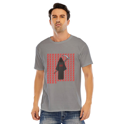 Sixty Eight 93 Logo Red Grim Reaper Unisex O-Neck Short Sleeve Tee