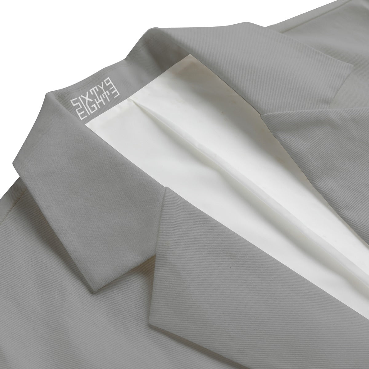 Sixty Eight 93 Logo White Men's Casual Flat Lapel Collar Blazer #26