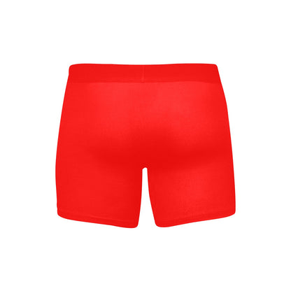 Sixty Eight 93 Logo White Red Boxer Briefs with Inner Pocket