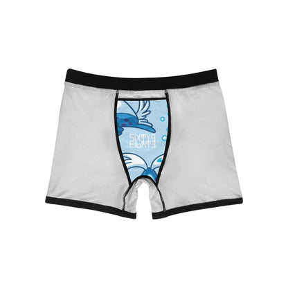 Sixty Eight 93 Logo White Under the Sea Boxer Briefs with Inner Pocket