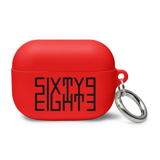 Sixty Eight 93 Logo Black AirPods Case