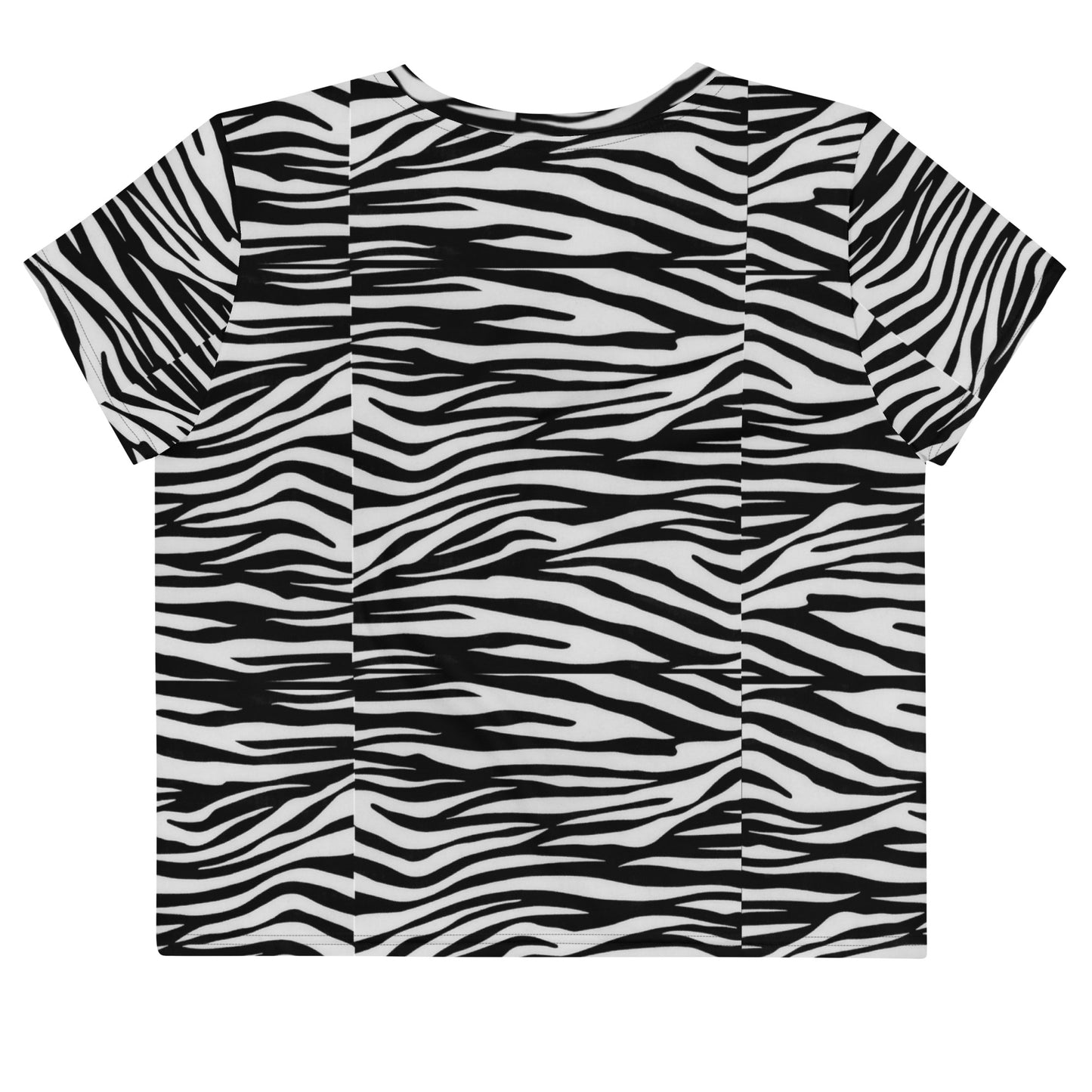 Sixty Eight 93 Logo Black & White OG Zebra Crop Tee