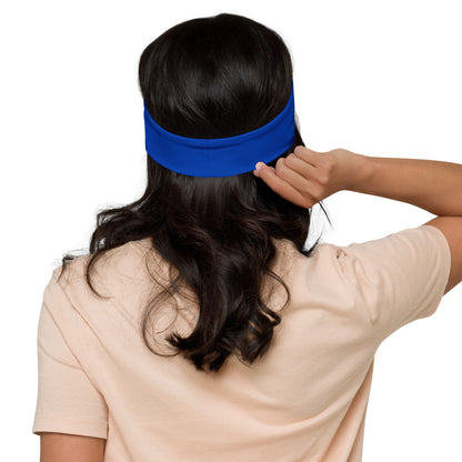 Sixty Eight 93 Logo White Blue Headband