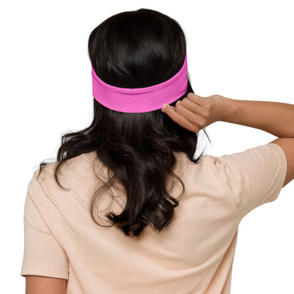 Sixty Eight 93 Logo Black Pink Headband