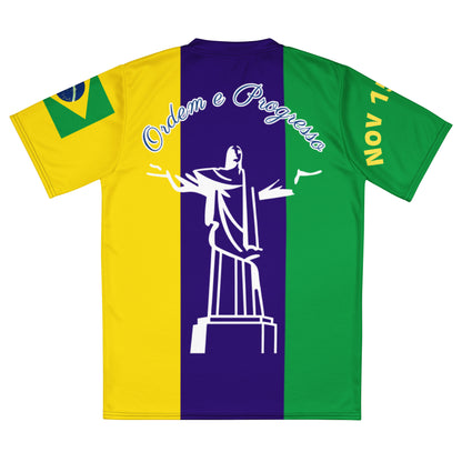 Sixty Eight 93 Logo Green & Yellow Brazil Unisex Jersey