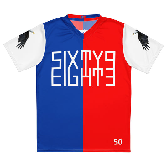 Sixty Eight 93 Logo White USA Unisex Jersey