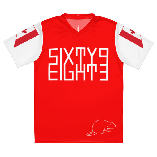 Sixty Eight 93 Logo White Canada Unisex Jersey