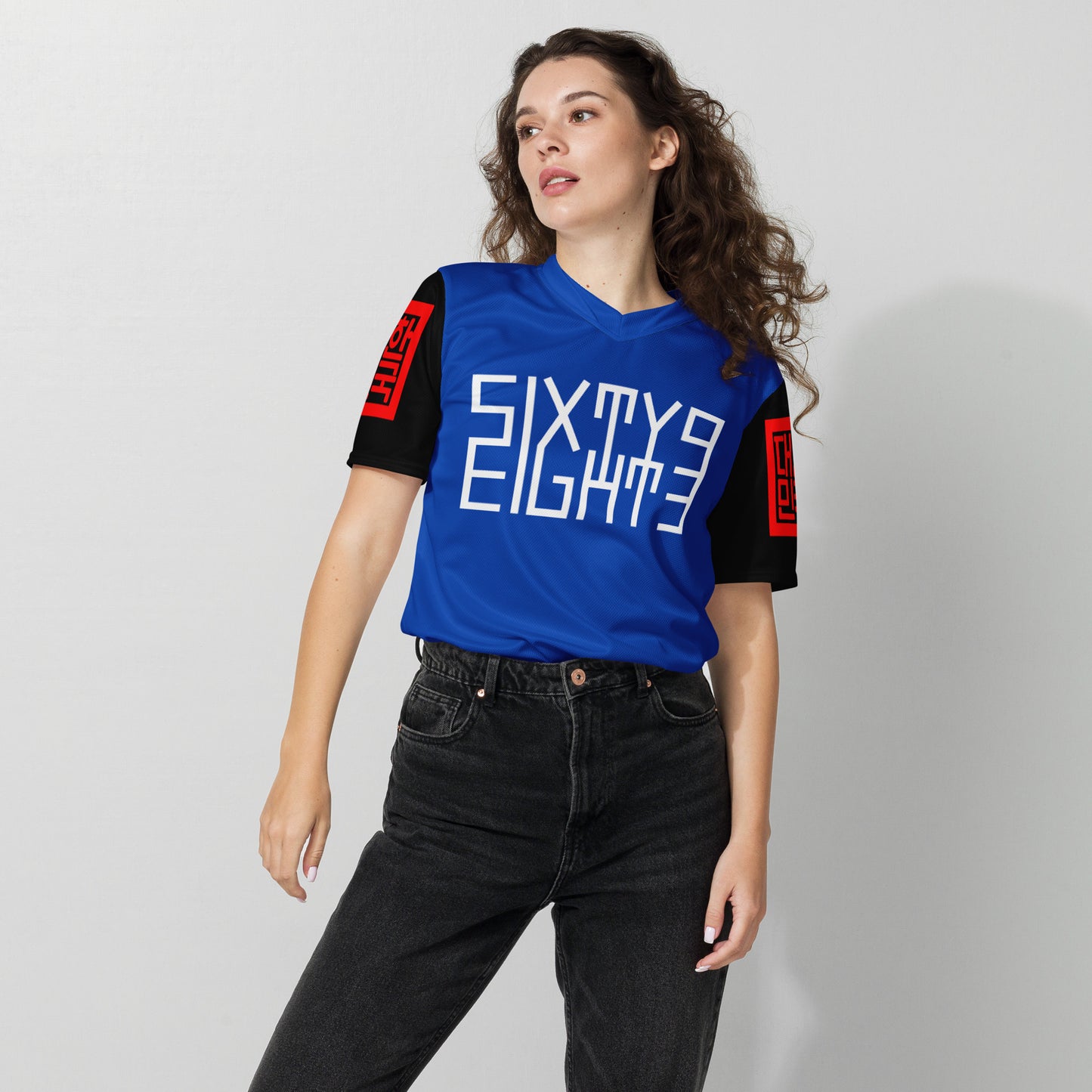 Sixty Eight 93 Logo White South Korea Unisex Jersey