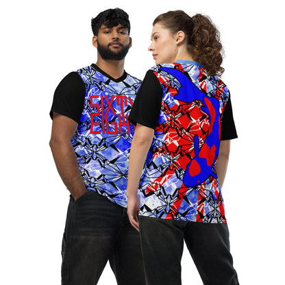 Sixty Eight 93 Logo Red & Blue Japan Unisex Jersey
