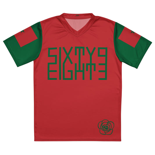 Sixty Eight 93 Logo Green Morocco Unisex Jersey