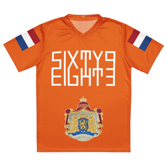 Sixty Eight 93 Logo White Netherlands Unisex Jersey