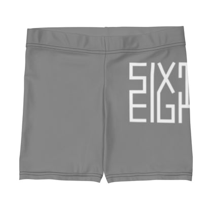 Sixty Eight 93 Logo White & Grey Women's Shorts