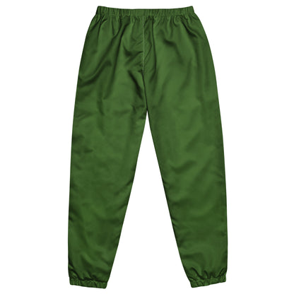 Sixty Eight 93 Logo White & Forest Green Track Pants