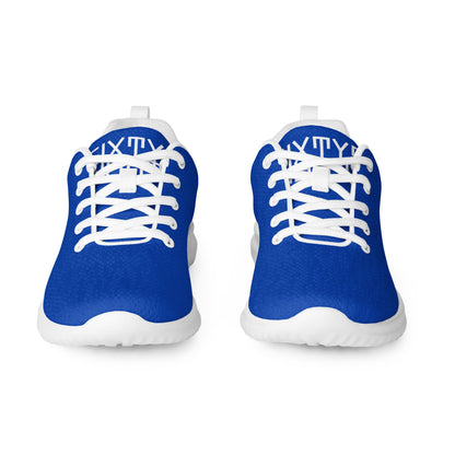 Sixty Eight 93 Logo White Blue Men’s Athletic Shoes