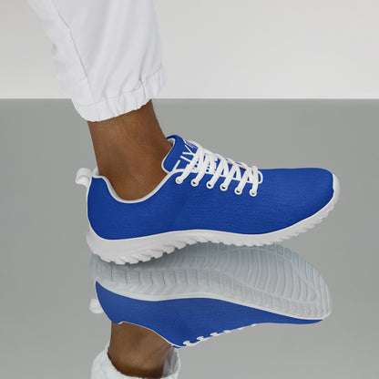 Sixty Eight 93 Logo White Blue Men’s Athletic Shoes