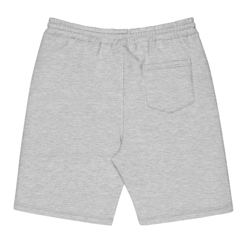 Sixty Eight 93 Logo White Embroidered Men's Shorts