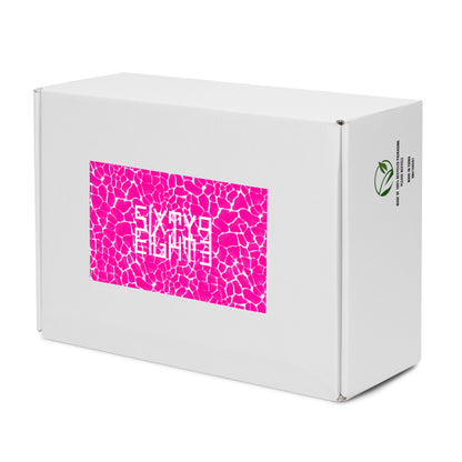 Sixty Eight 93 Logo White Boa Fuchsia Crème Women's High Top Shoes