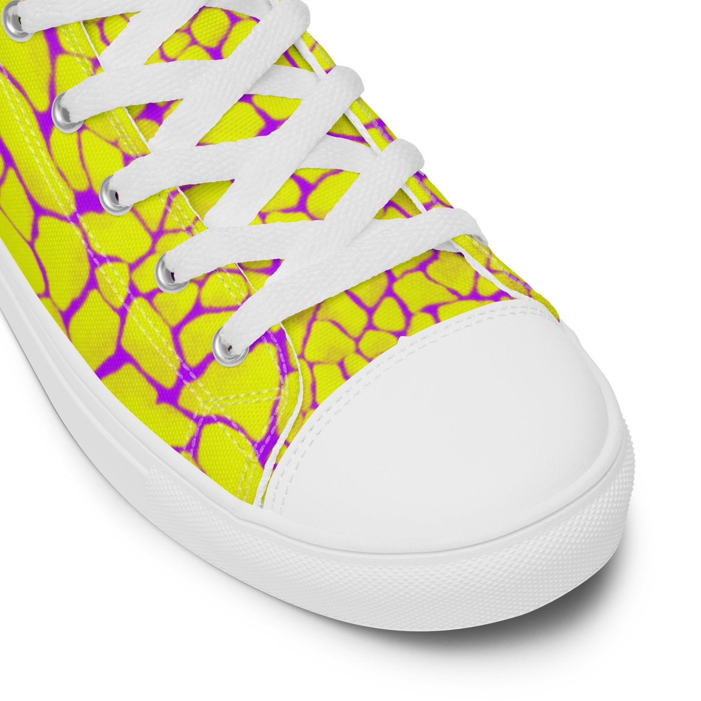 Sixty Eight 93 Logo White Boa Gold Rush Purple Men's High Top Shoes