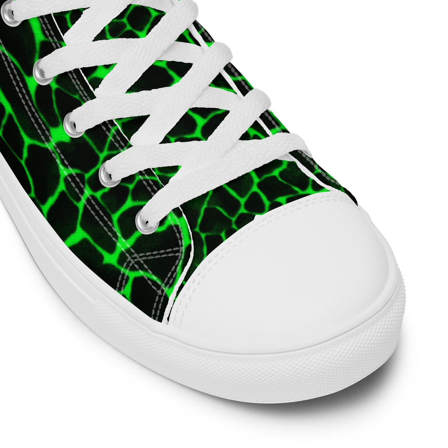 Sixty Eight 93 Logo White Boa Black Lime Men's High Top Shoes