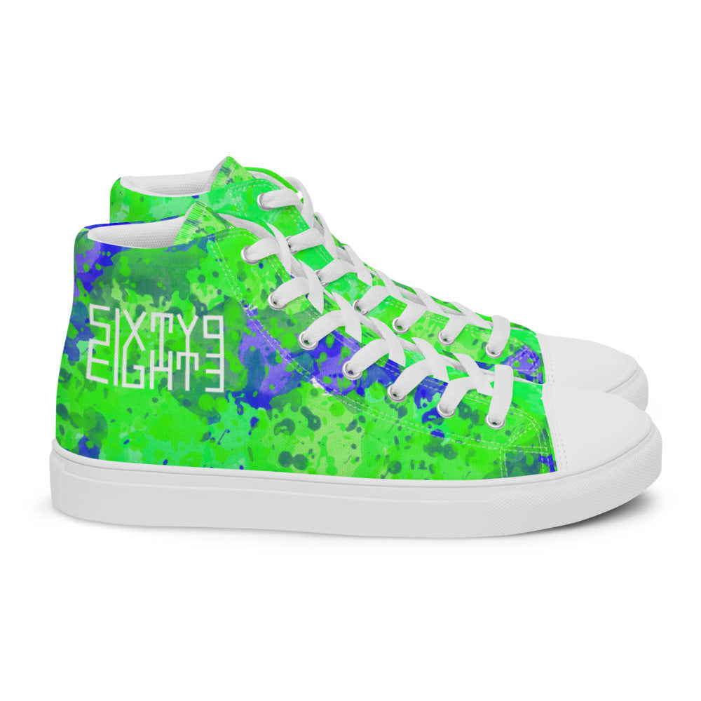 Sixty Eight 93 Logo White Earthy Men's High Top Shoes