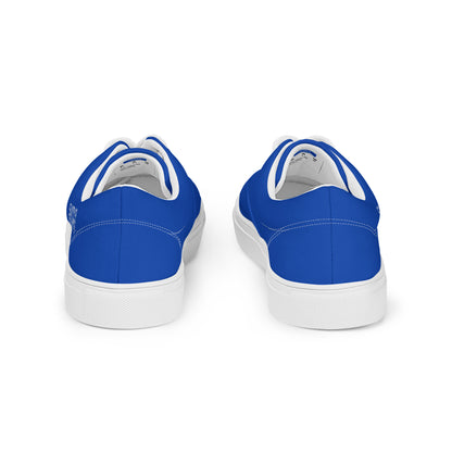 Sixty Eight 93 Logo White & Blue Men's Low Top Shoes