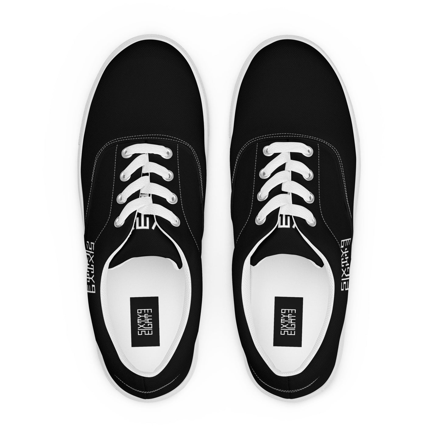 Sixty Eight 93 Logo White & Black Men’s Low Top Shoes