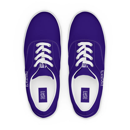 Sixty Eight 93 Logo White & Royal Blue Men's Low Top Shoes