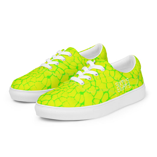 Sixty Eight 93 Logo White Boa Lemonade Lime Men's Low Top Shoes