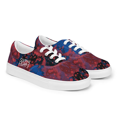 Sixty Eight 93 Logo White Tri Color BBR Men's Low Top Shoes