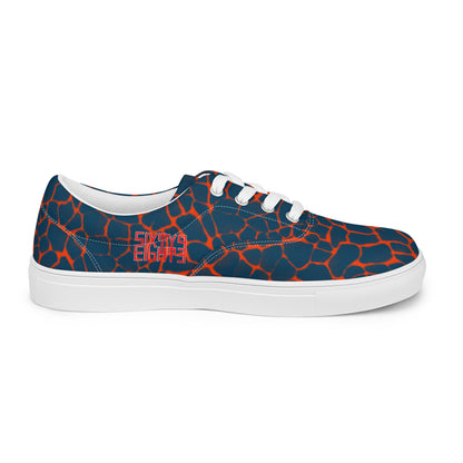 Sixty Eight 93 Logo Red & White Boa Royal Blue & Red Men's Low Top Shoes