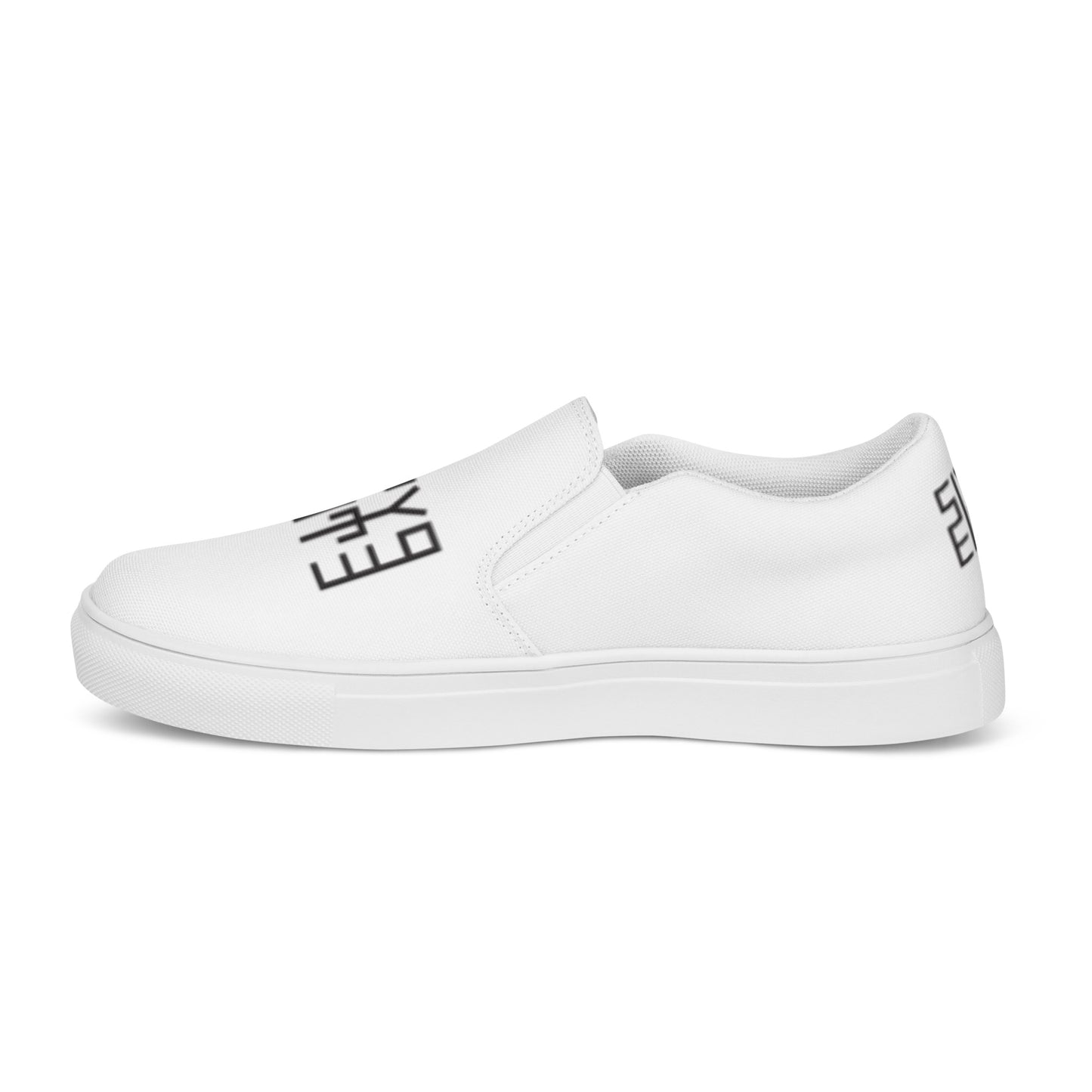 Sixty Eight 93 Logo Black & White Men’s Slip On Shoes