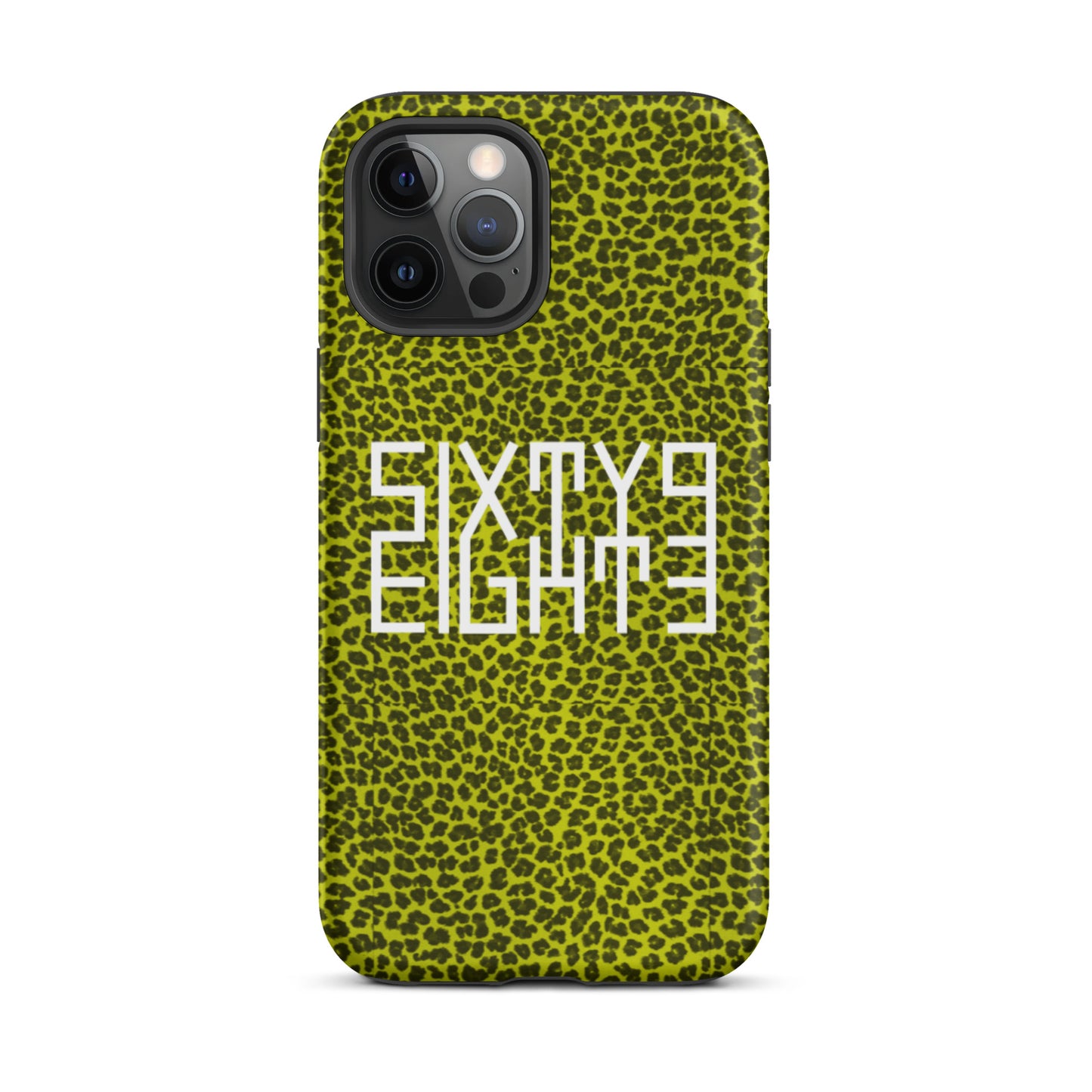 Sixty Eight 93 Logo White Cheetah Lemonade Tough iPhone Case