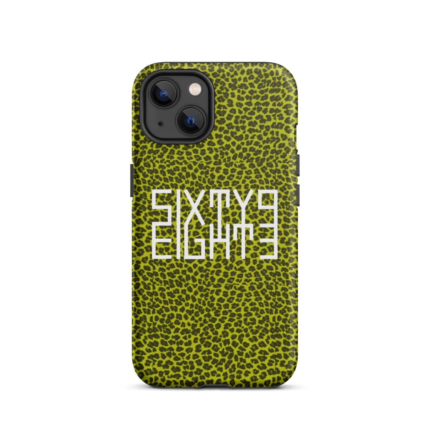 Sixty Eight 93 Logo White Cheetah Lemonade Tough iPhone Case