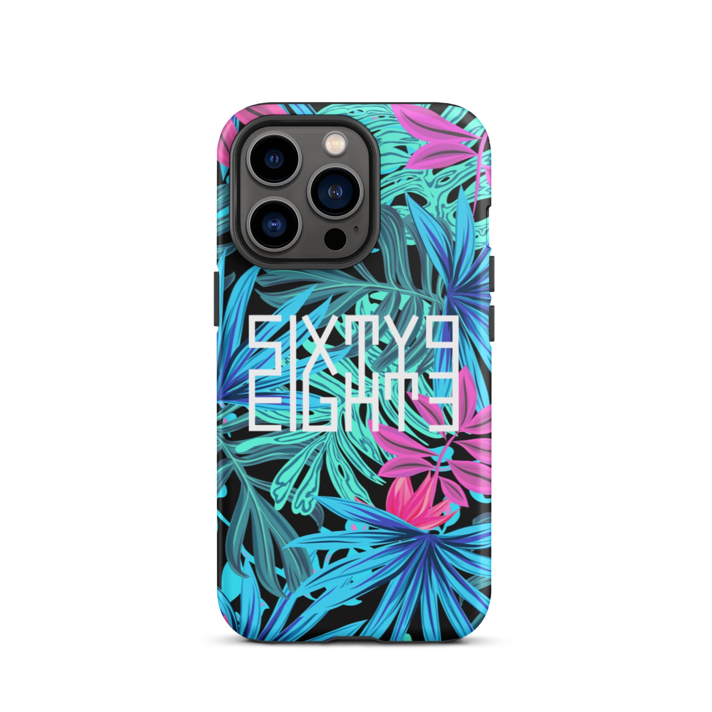 Sixty Eight 93 Logo White Tropical 1.0 Tough iPhone Case