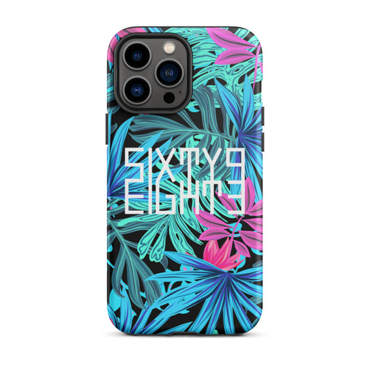 Sixty Eight 93 Logo White Tropical 1.0 Tough iPhone Case