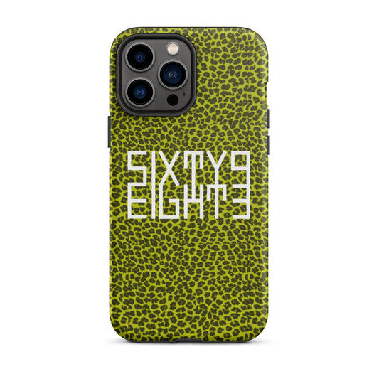 Sixty Eight 93 Logo White Cheetah Lemonade Tough iPhone Case